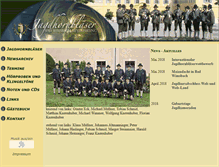 Tablet Screenshot of jagdhorn.at